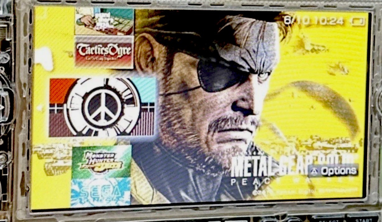 Clear Sony PlayStation PSP 2000 Handheld Console System & Charger With 26 Games