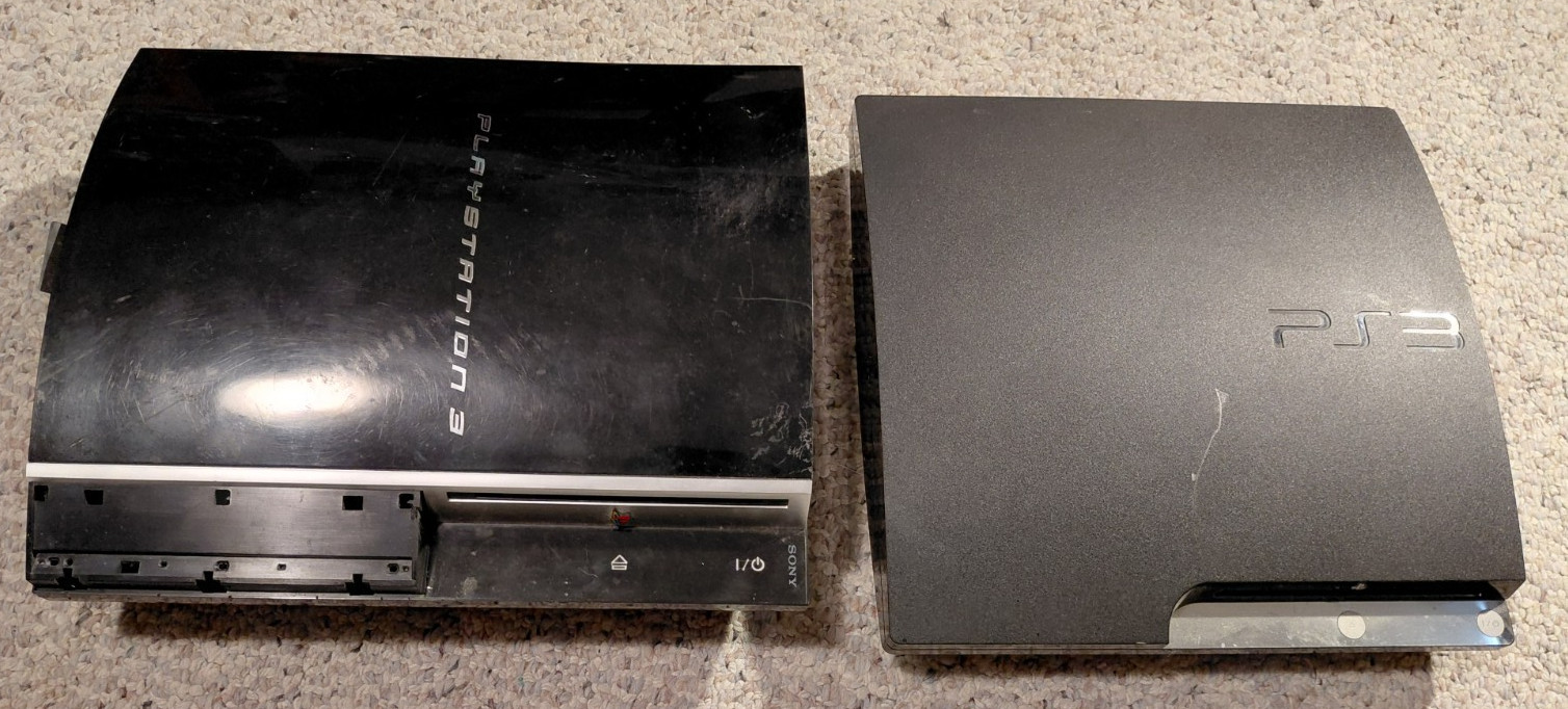 PS3 Fat CechG01 and Slim Cech2501b Parts Only Lot