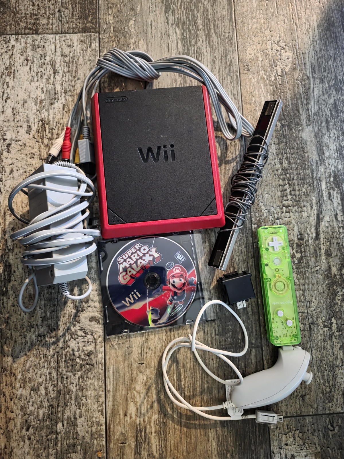 Nintendo Wii Mini Console System with Cords