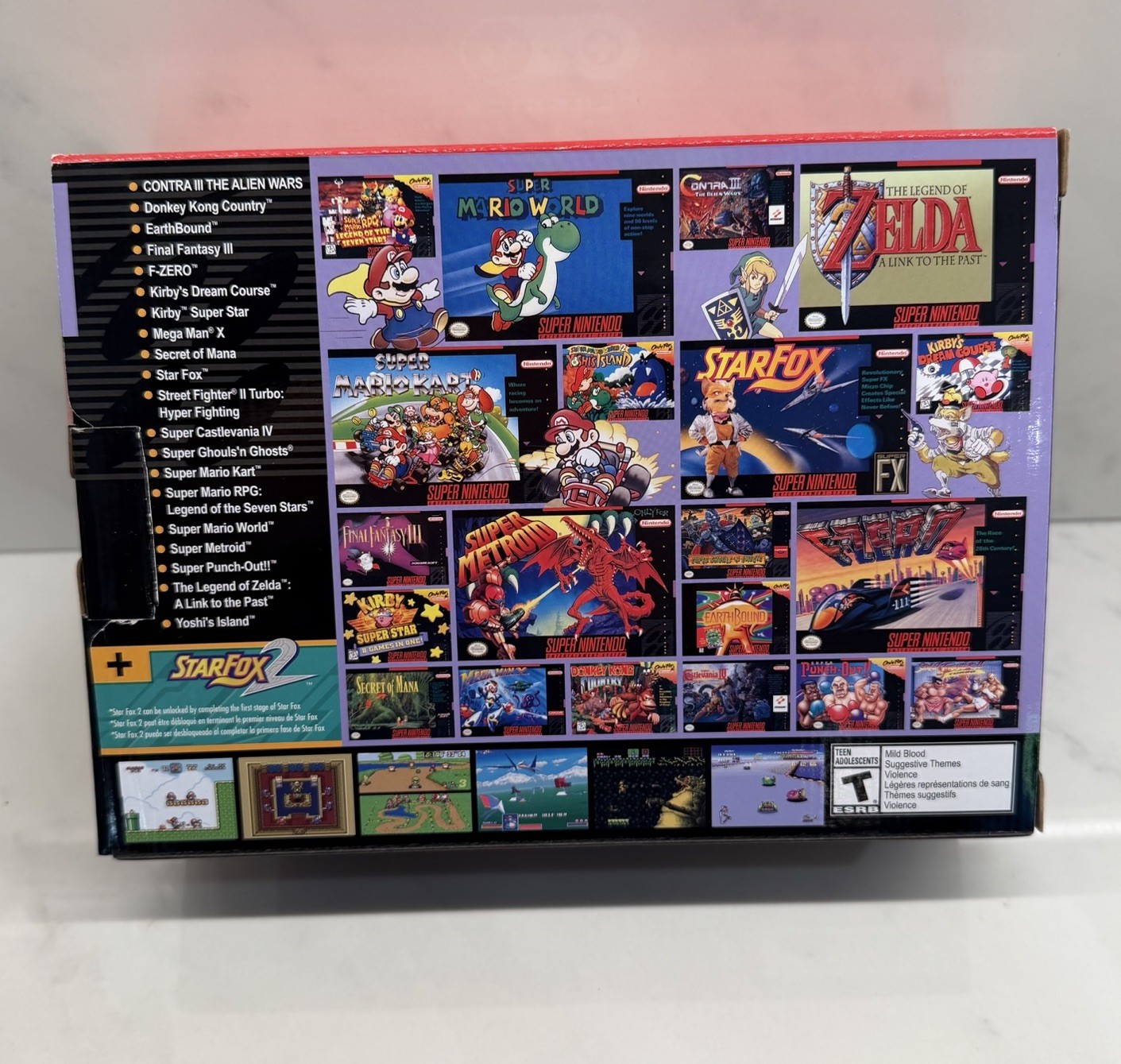 Nintendo Super NES Classic Edition SNES Mini Console Games 2 Controllers