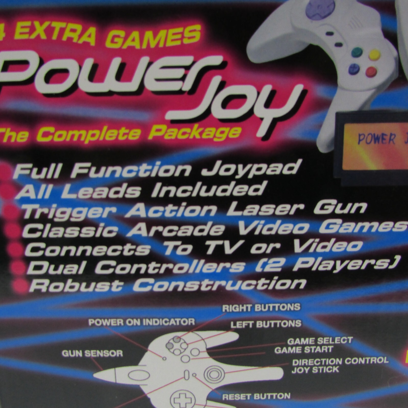 Power Joy Game Plug & Play Classic TV Game 84 Extra Games New Sealed