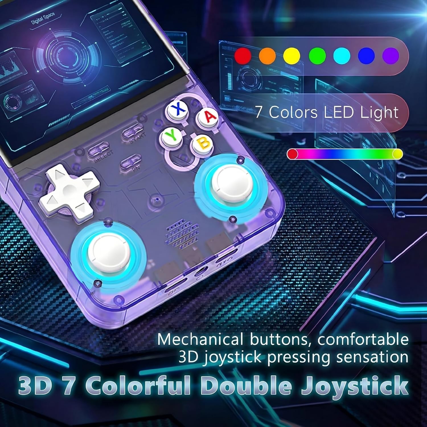 R36 Ultra Retro Handheld Video Game Console 4″ IPS Screen 40000+ Video Games