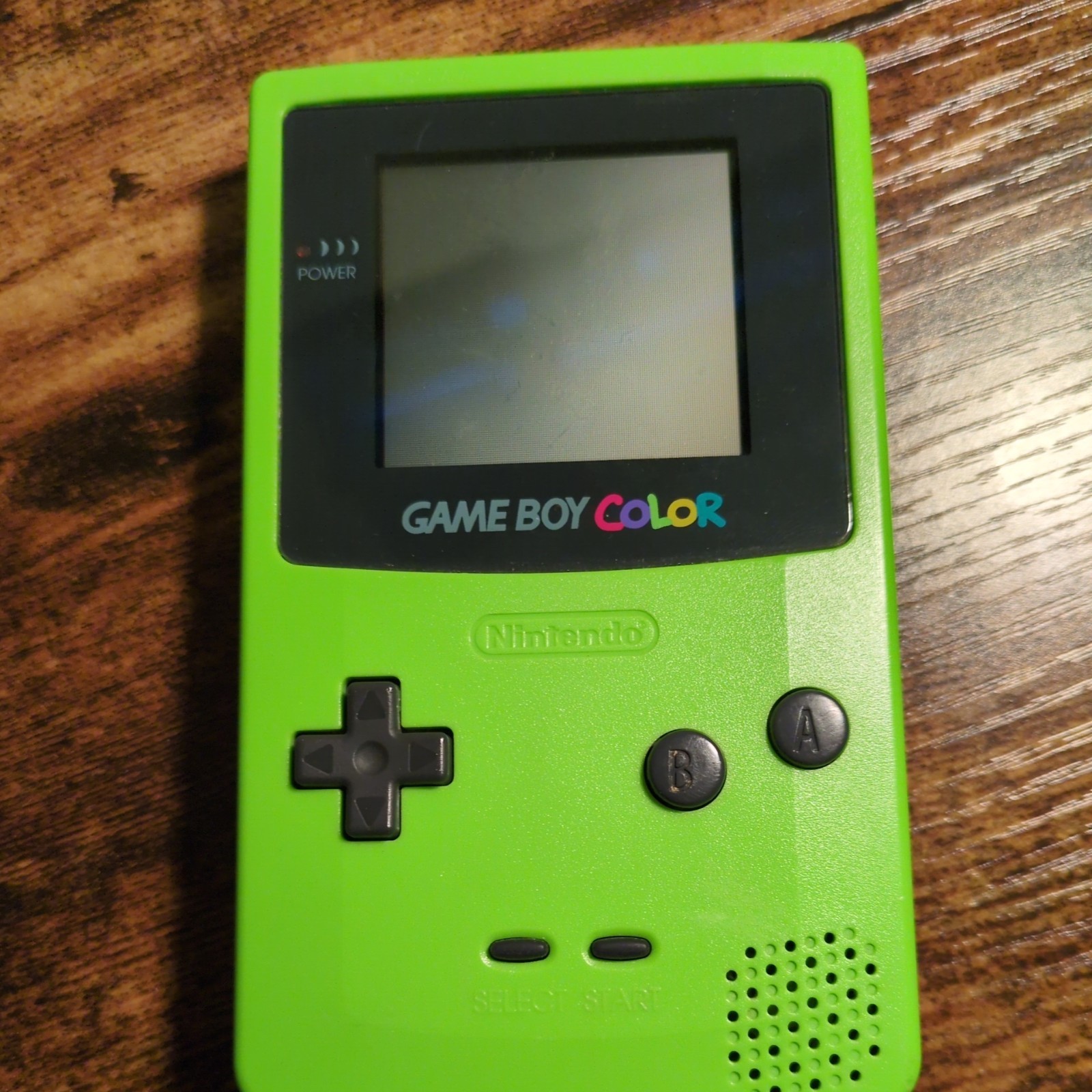 Nintendo Game Boy Color – Lime Green – Working +Carrying Case! (no games)