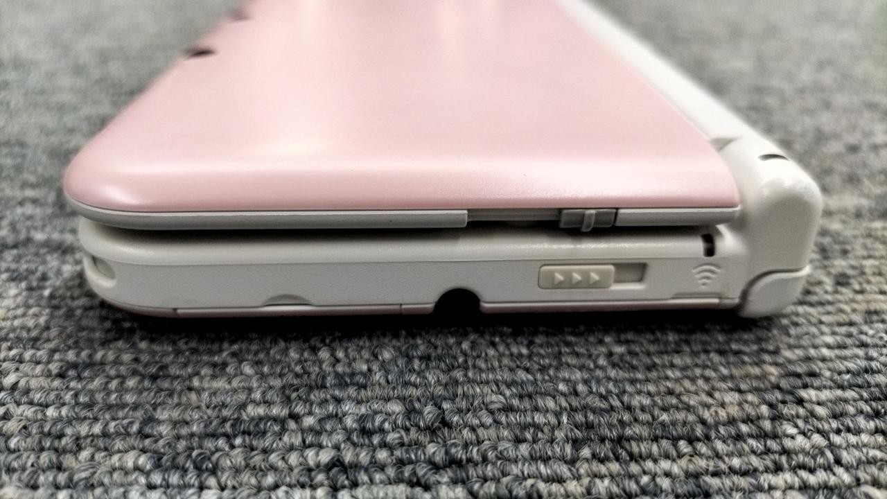 Nintendo 3DS LL XL Pink x White Console