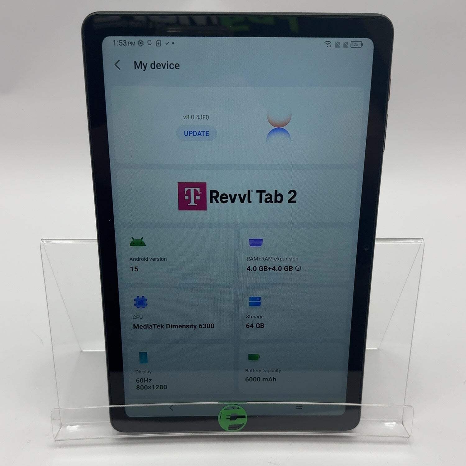 T-Mobile T-Mobile Revvl Tab 2 64GB Black 9185W
