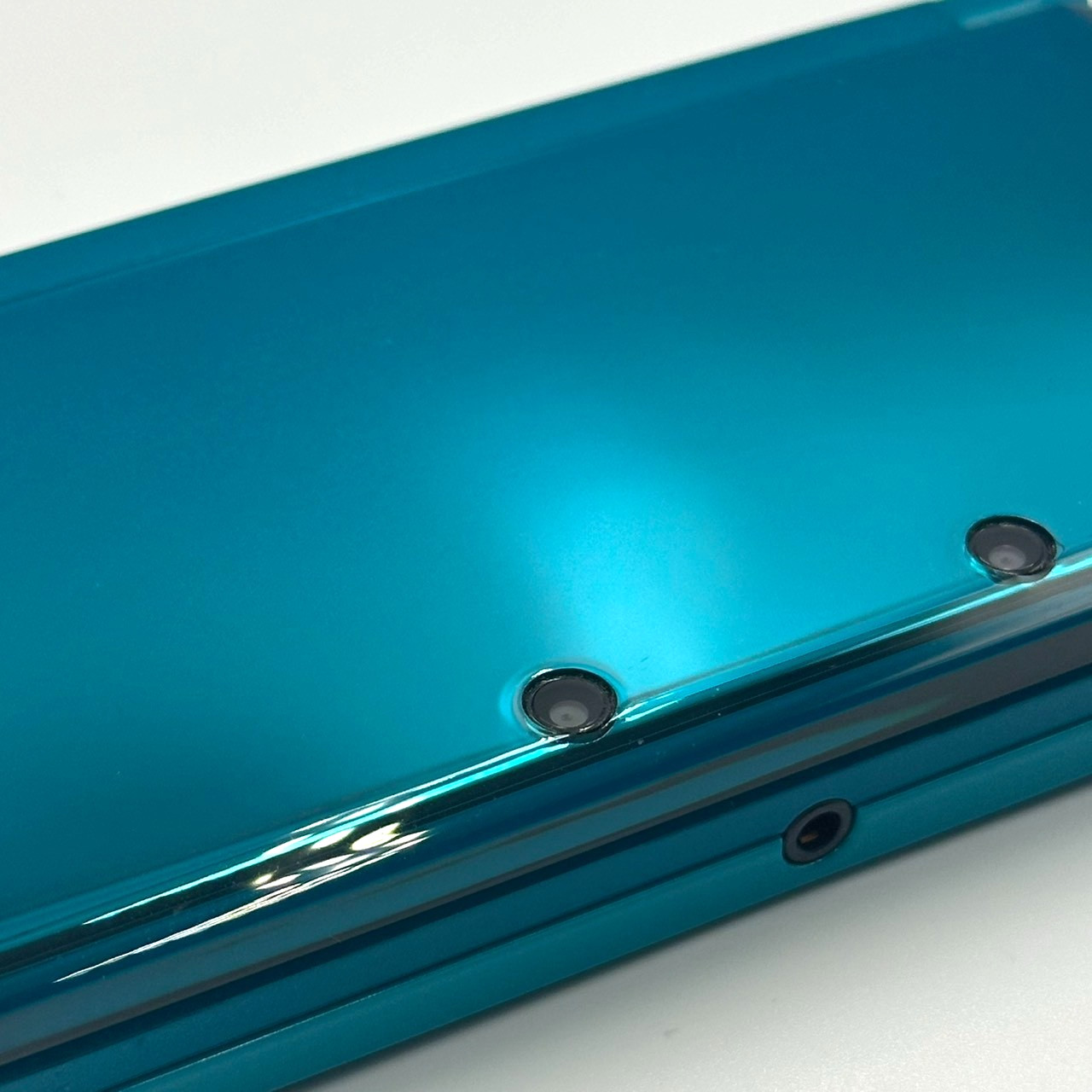 Nintendo 3DS Aqua Blue Console Boxed Charger Manual Japanese Edition