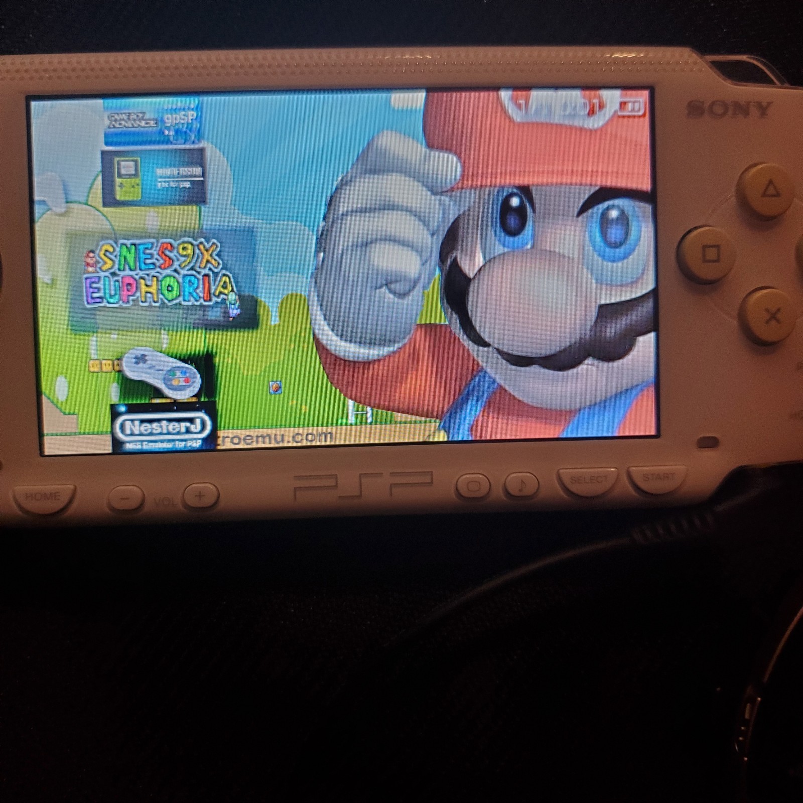 Sony PSP 1000 Ceramic White Japan Region Free English CFW 6.60 US Seller+4 Game
