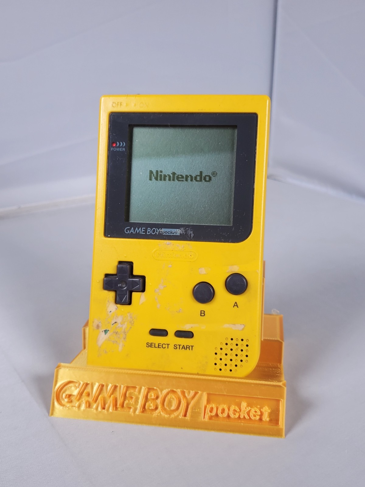 Nintendo Game Boy Pocket Handheld Console Yellow Tested Works Used