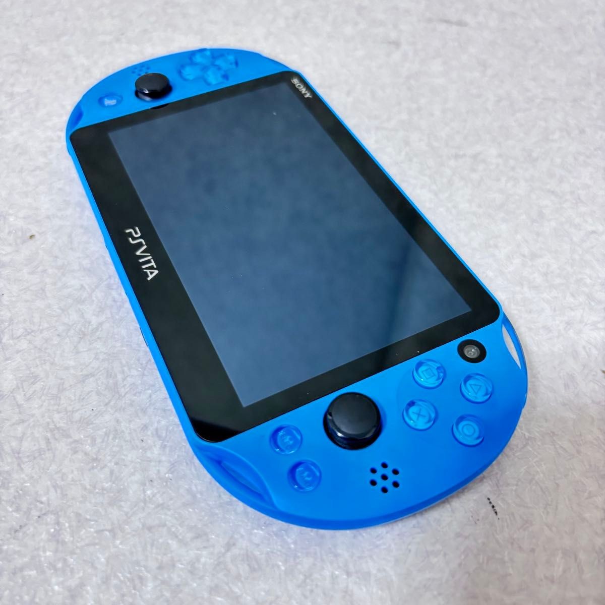 Sony Playstation PS Vita PCH-2000 ZA23 Console System Aqua Blue with Box Tested