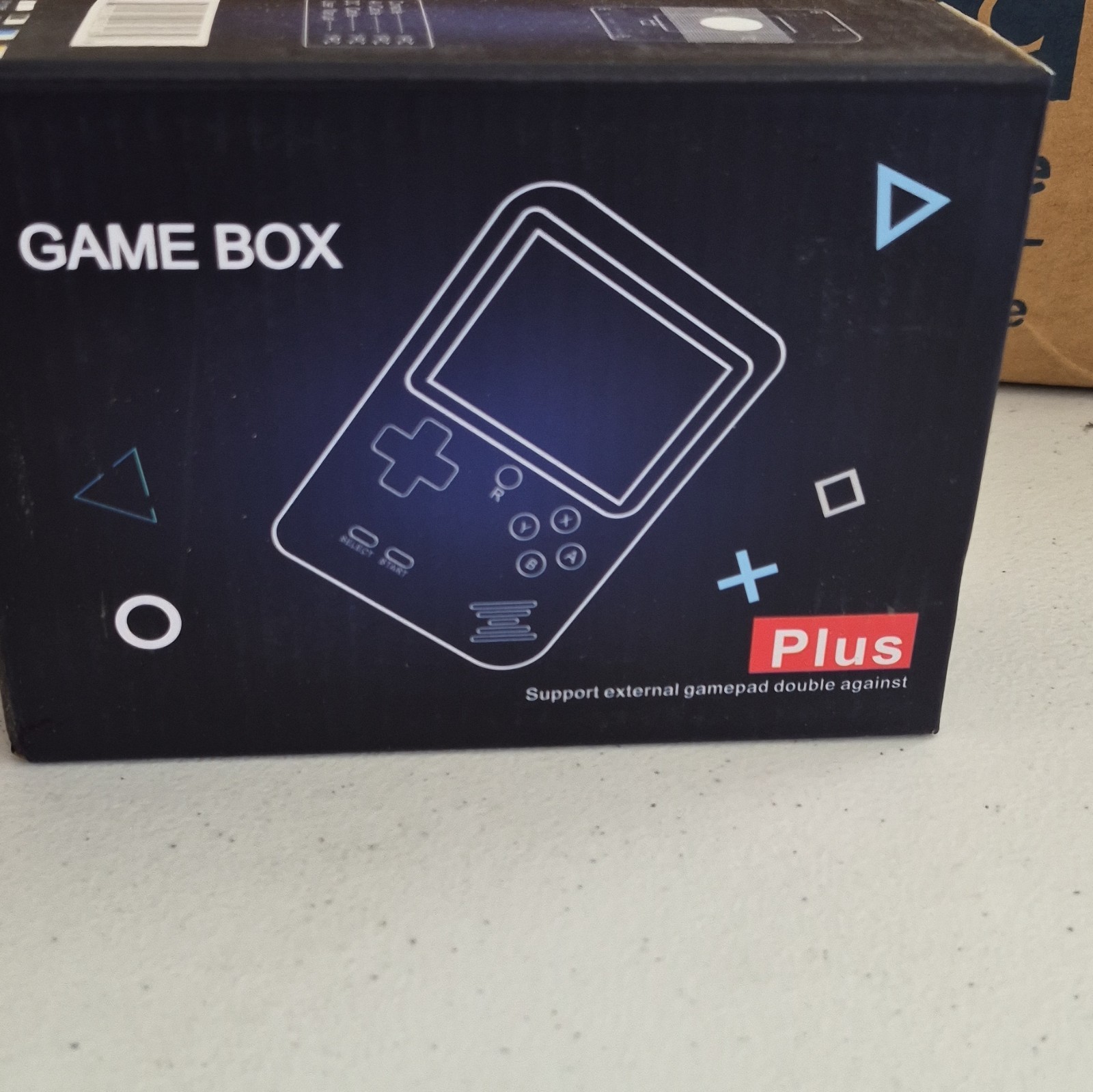Game Box Plus Handheld Retro FC Console, White, TV Output, Backlit, USB/AV