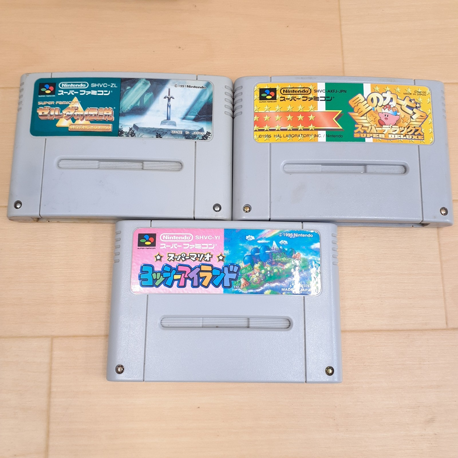 Nintendo Super Famicom Console Bundle 12 games 2 controllers & cables Japan SNES