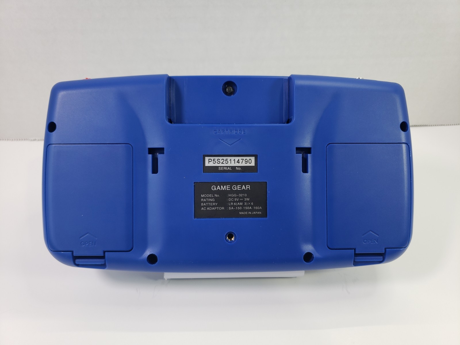Custom Blue Gamegear Ips Screen, Rechargeable Usb-c, Re-capped, Soundboard