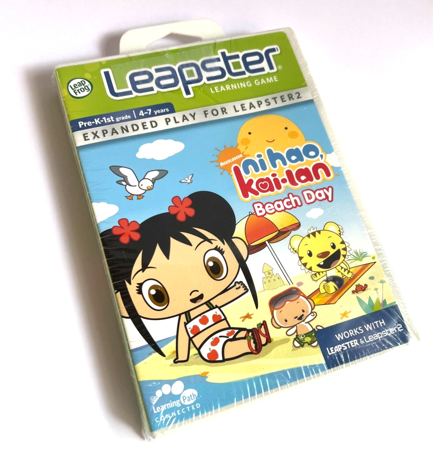 LeapFrog Leapster Ni Hao Kai-Lan Beach Day NEW Sealed Pre-K Learning Game