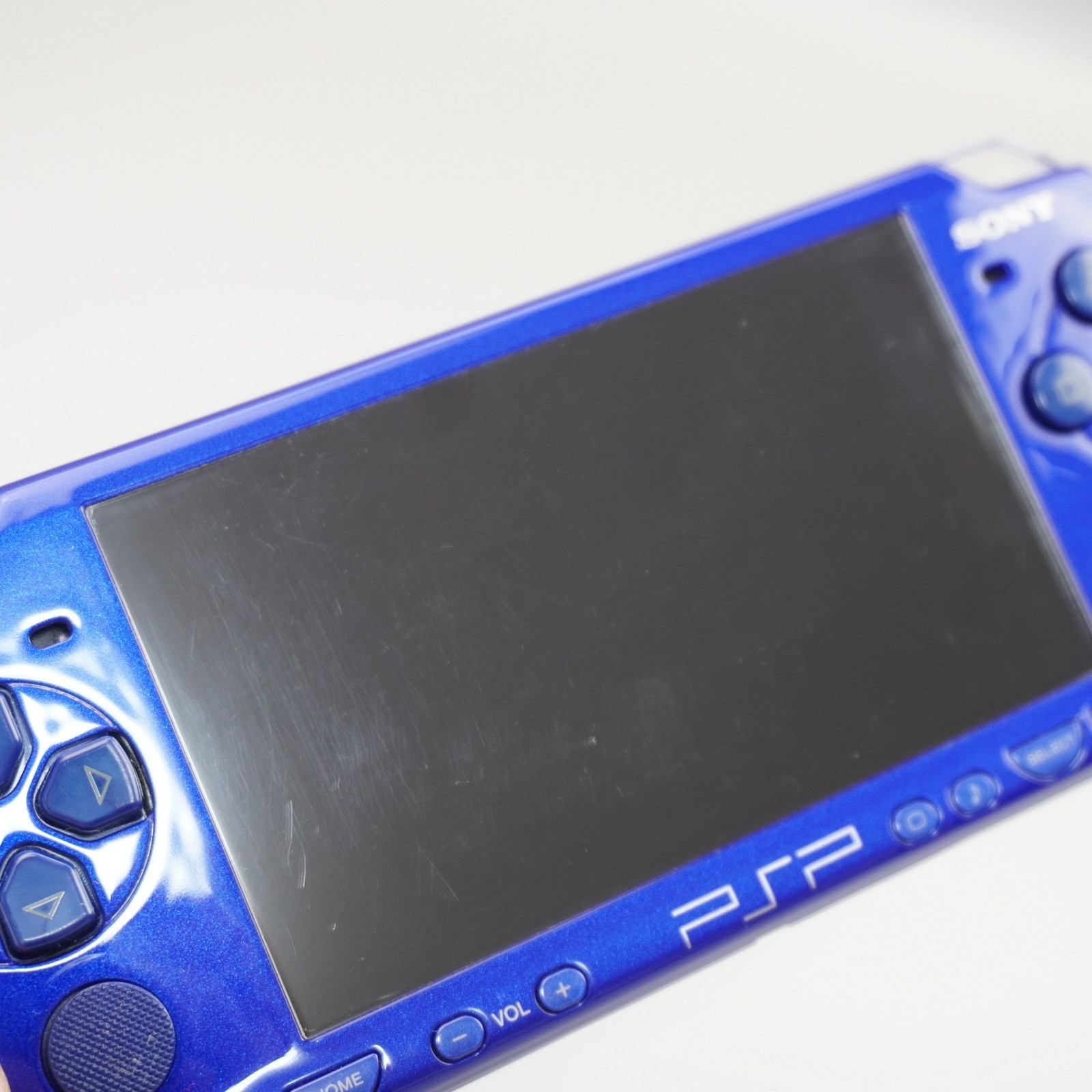 Sony PSP-2000 Console Only Metallic Blue Region Free (NO BATTERY) #5763