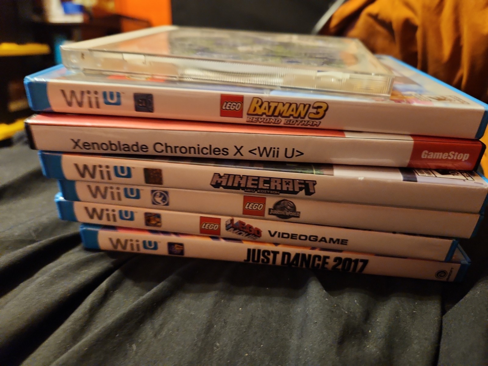 Nintendo Wii U Deluxe Bundle 7 Games Xenoblade X Minecraft GamePad Tested