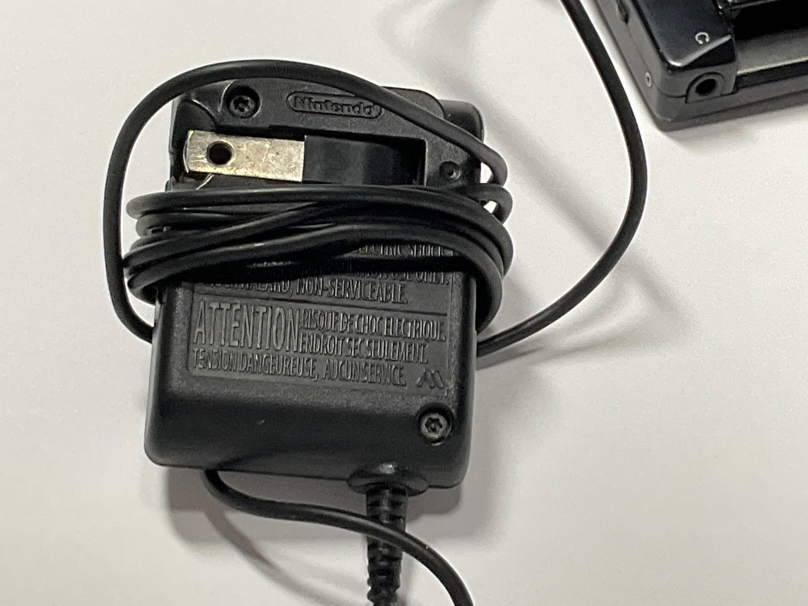 Nintendo Gameboy Micro Silver w/ black tested original Charger