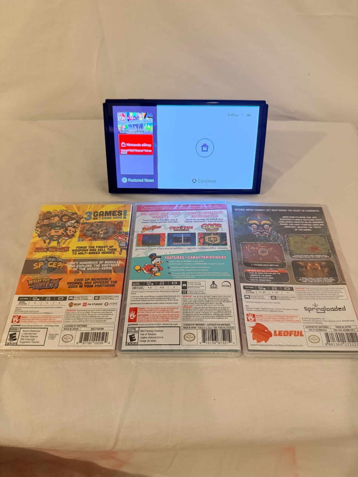 Nintendo Switch OLED, USED, White Color, 3x Game BUNDLE (NEW), READ DESCRIPTION*