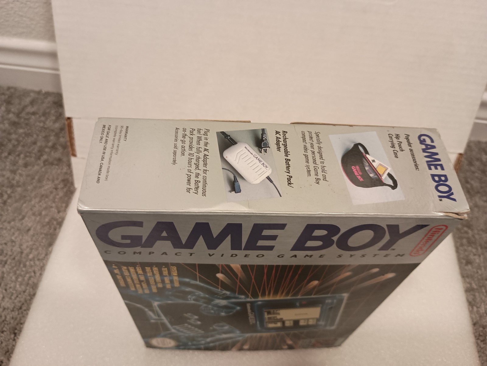 Nintendo Game Boy Handheld System Launch Edition in box with Tetris – NO SYSTEM