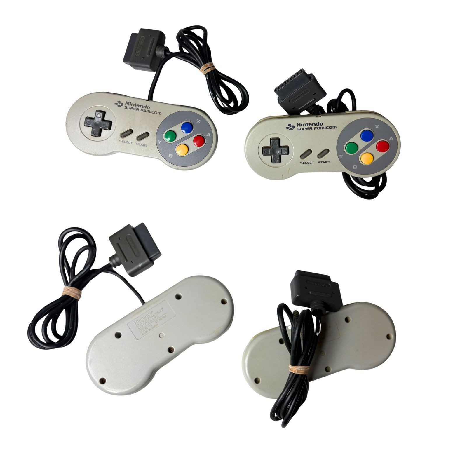 Nintendo Super Famicom Console Set w/2 Controllers + 8 Games Tested SNES