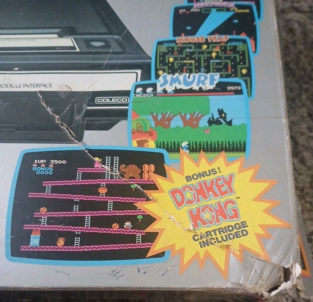 ColecoVision Console Game System With 2 Contollers Complete UNTESTED