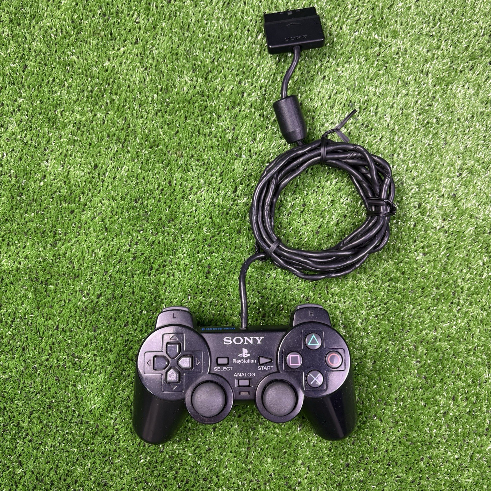 Sony Playstation 2 PS2 Game System Bundle W/ 2 Controllers, 6 Games & Beat Pad