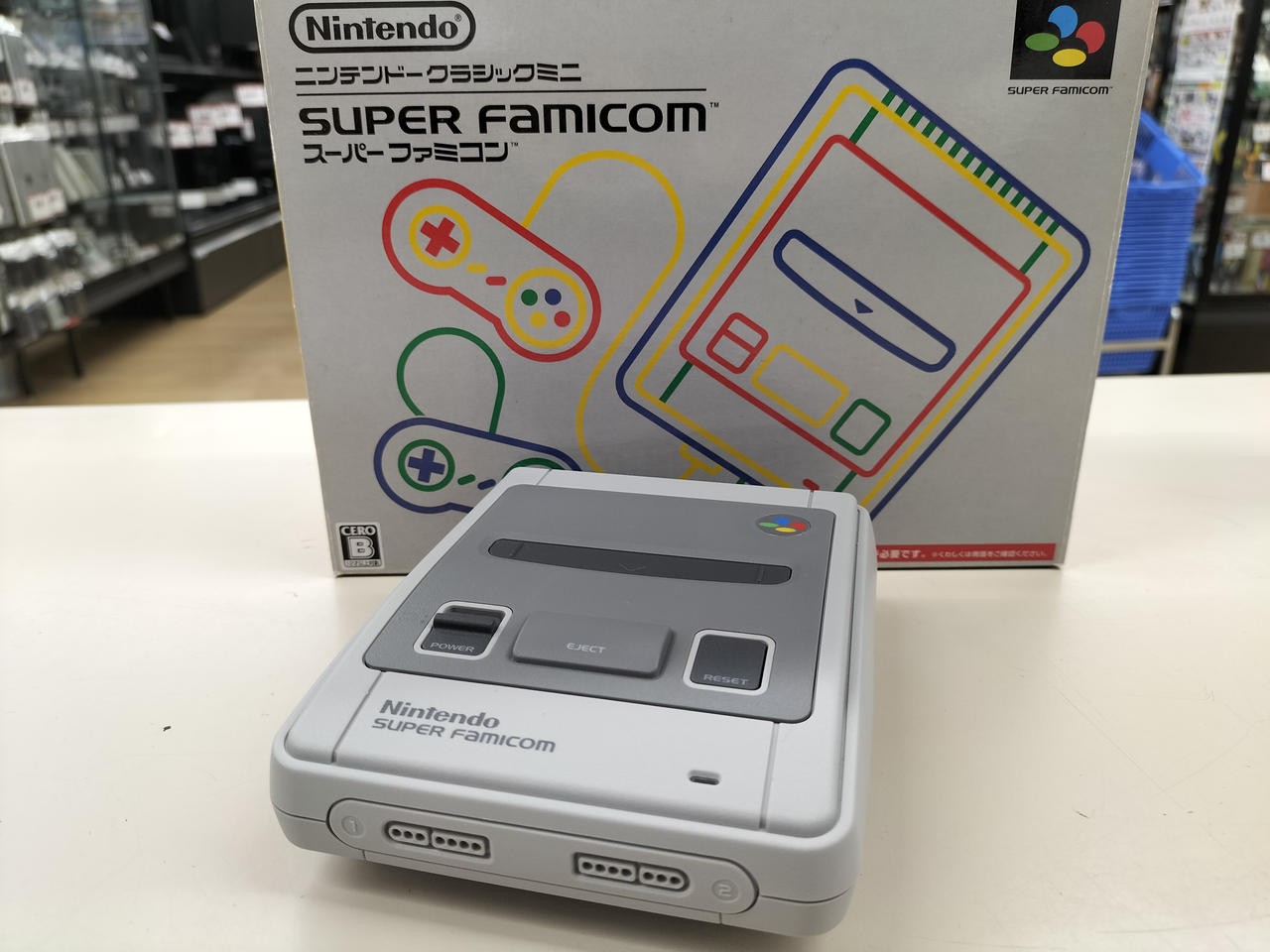 Super Famicom Classic Mini Model Number CLV 301 NINTENDO