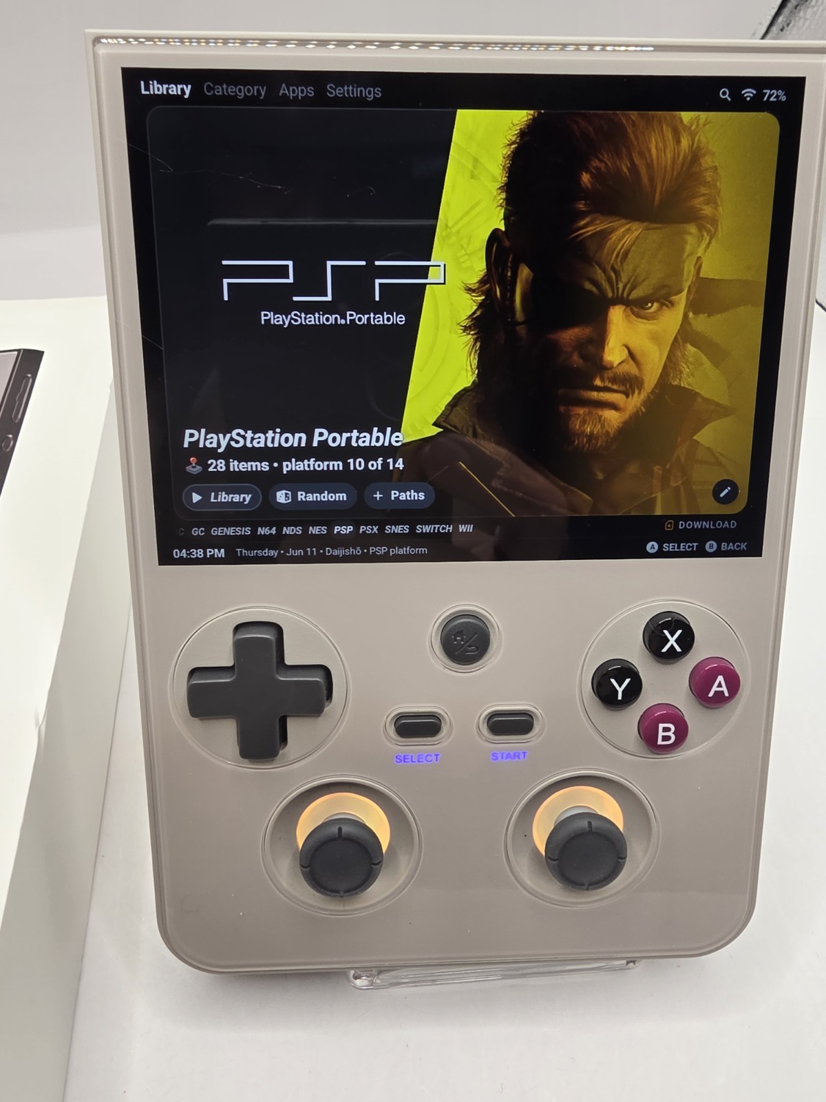 ANBERNIC RG477V 12GB/256GB Retro Gray Loaded Gamma Os 3k Games Ready To Play