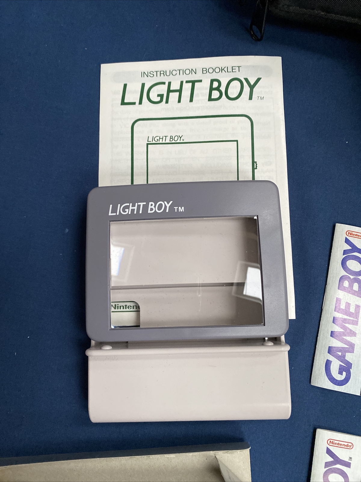 Gray 1989 Nintendo GAME BOY DMG-01 TETRIS Light Boy Cleaning Kits Case etc.