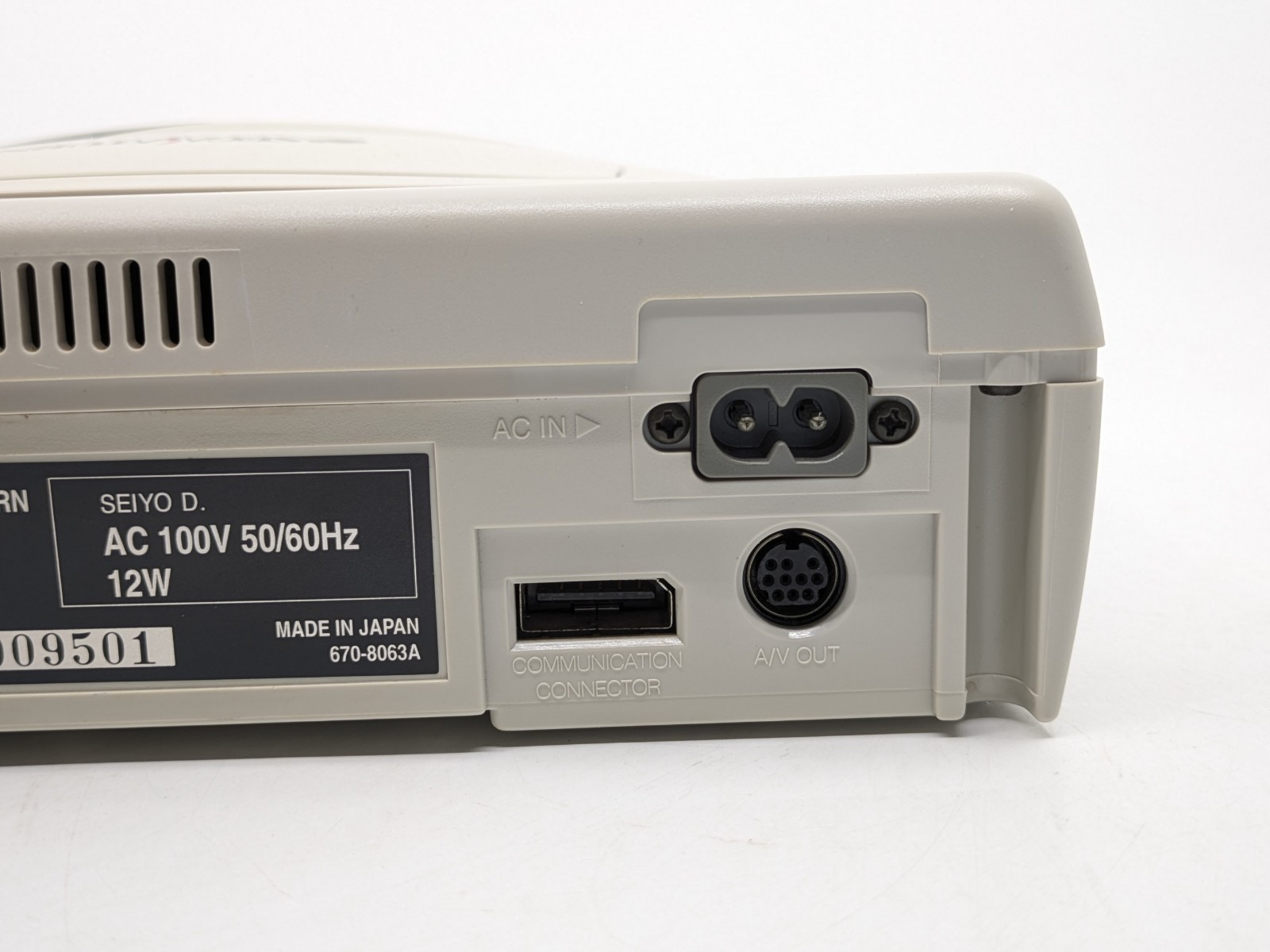 Sega Saturn White HST-3220 NTSC-J Japan Tested w/ Controller + Virtua Fighter2