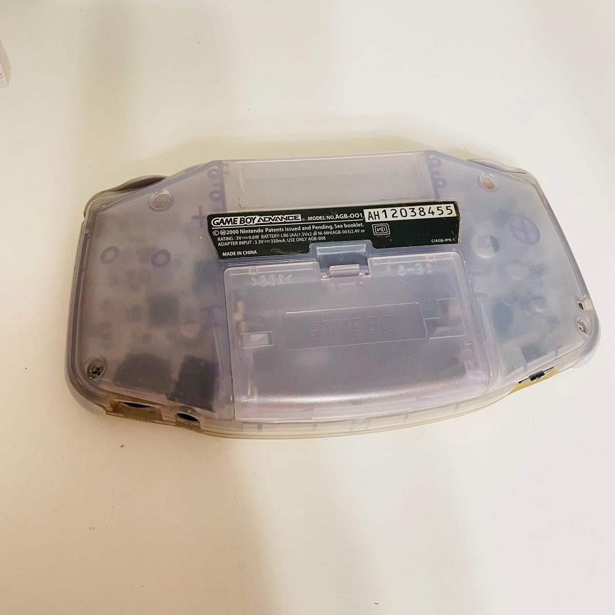 Nintendo Game Boy Advance GBA Milky Blue Console CIB Tested Working Japan