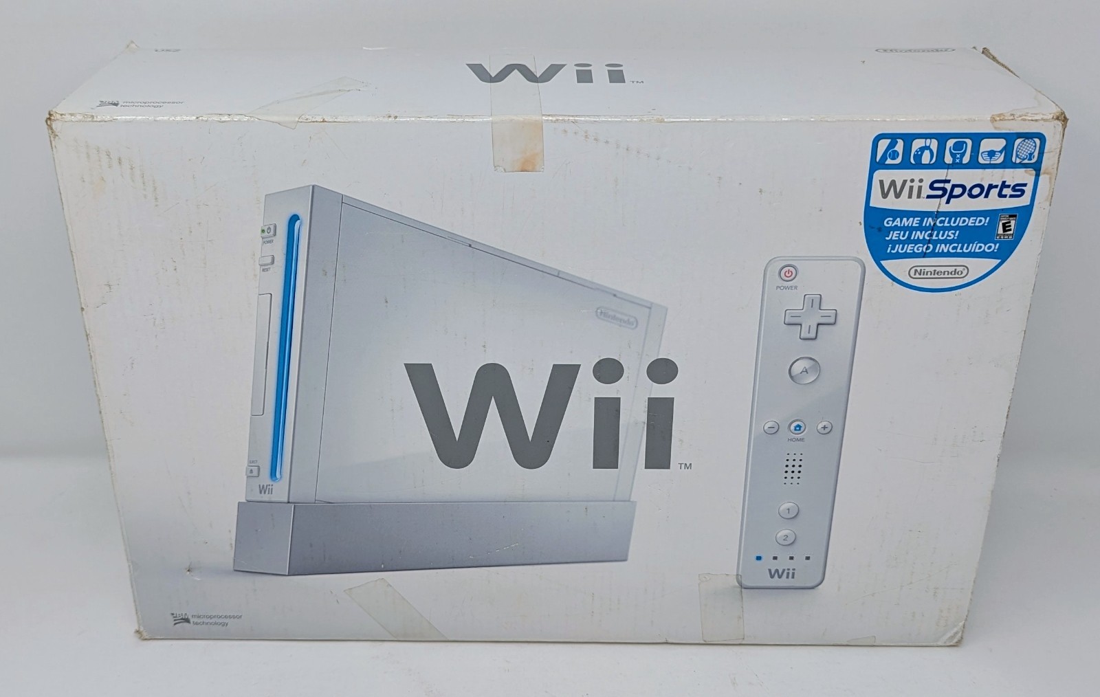Nintendo Wii White Console Bundle w/ Box & Donkey Kong Country Returns – Tested!