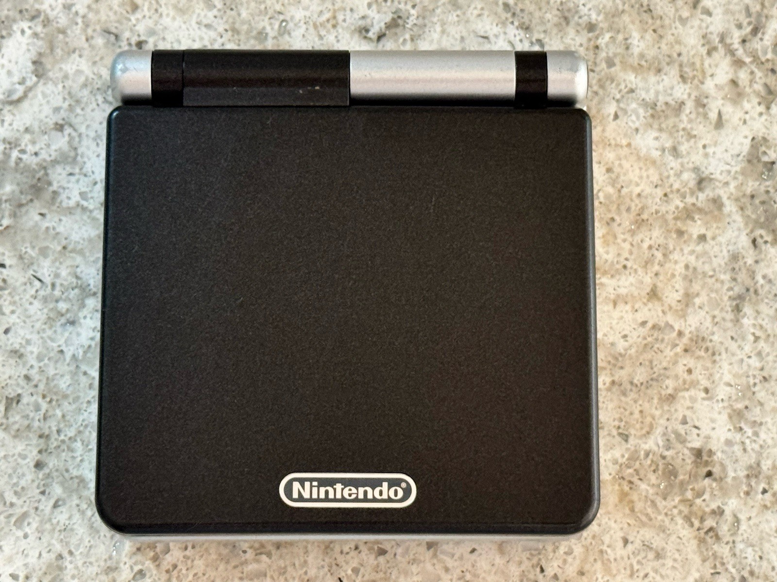 Nintendo Gameboy Advance SP AGS-001 – Black & Silver – Tested & Works