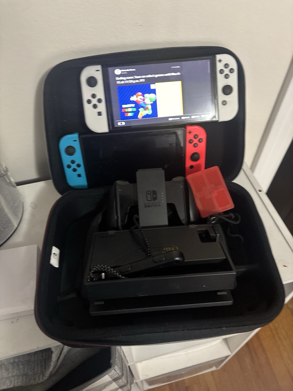 Nintendo Switch Console Multicolor HDMI USB-C Wi-Fi Joy-Con Dock Carry Case