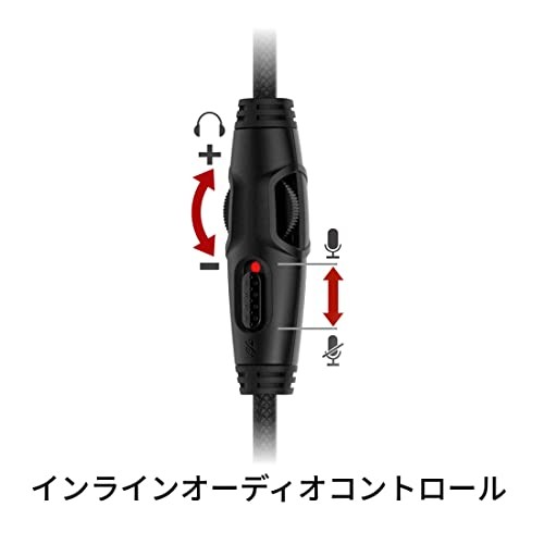 HyperX Cloud Alpha Gaming Headset Red Volume Control HX-HSCA-RD/AS 4P5L1ABUUF