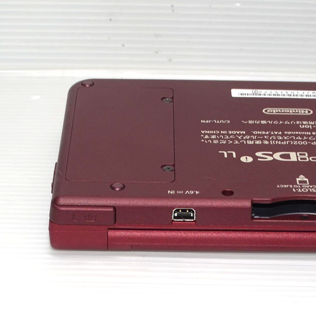 Nintendo DSi LL XL Wine Red Consoled NTSC-J Japan Complete Set Teste