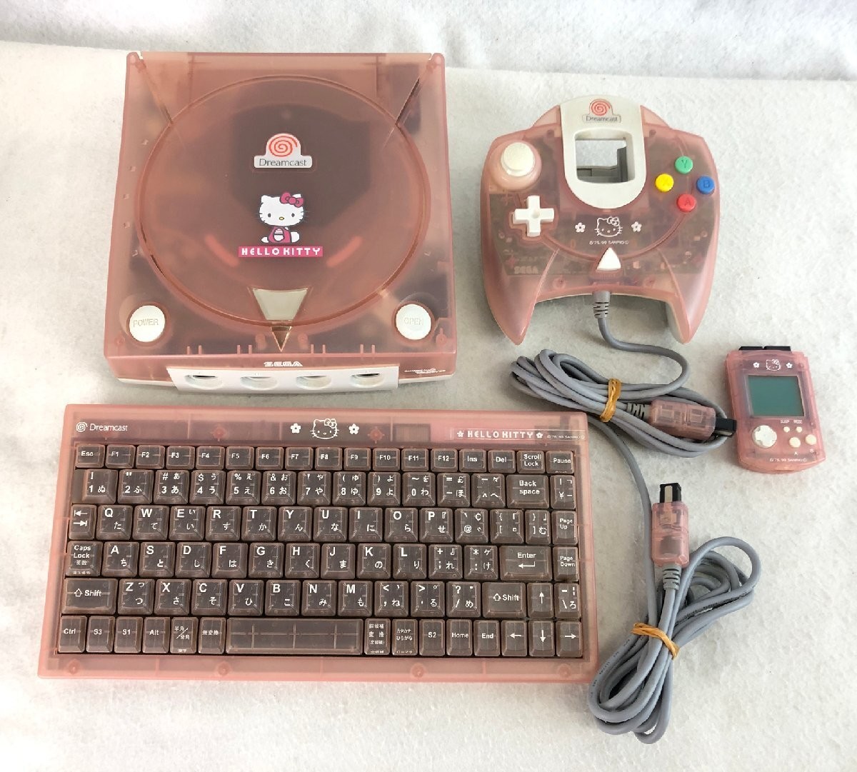 Hello Kitty Dreamcast Console SEGA HKT-3000 Rare Japan
