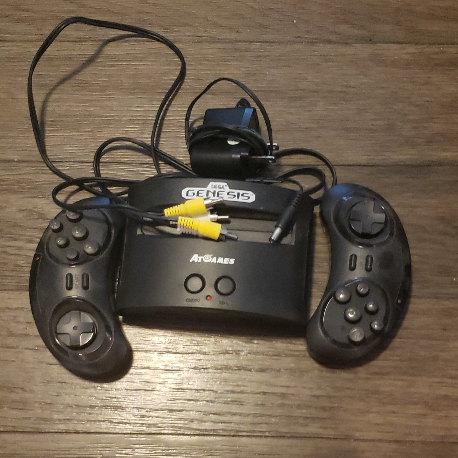Mini SEGA Genesis Classic Game Console Built-In Games 2 Controllers RCA 480p