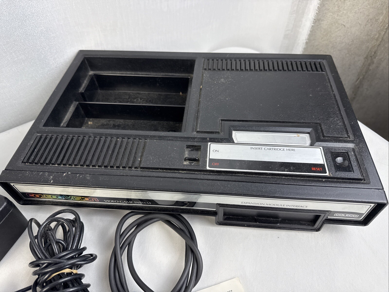 Coleco ColecoVision Console Plus Steering Wheel + Turbo Untested PlusOther Items