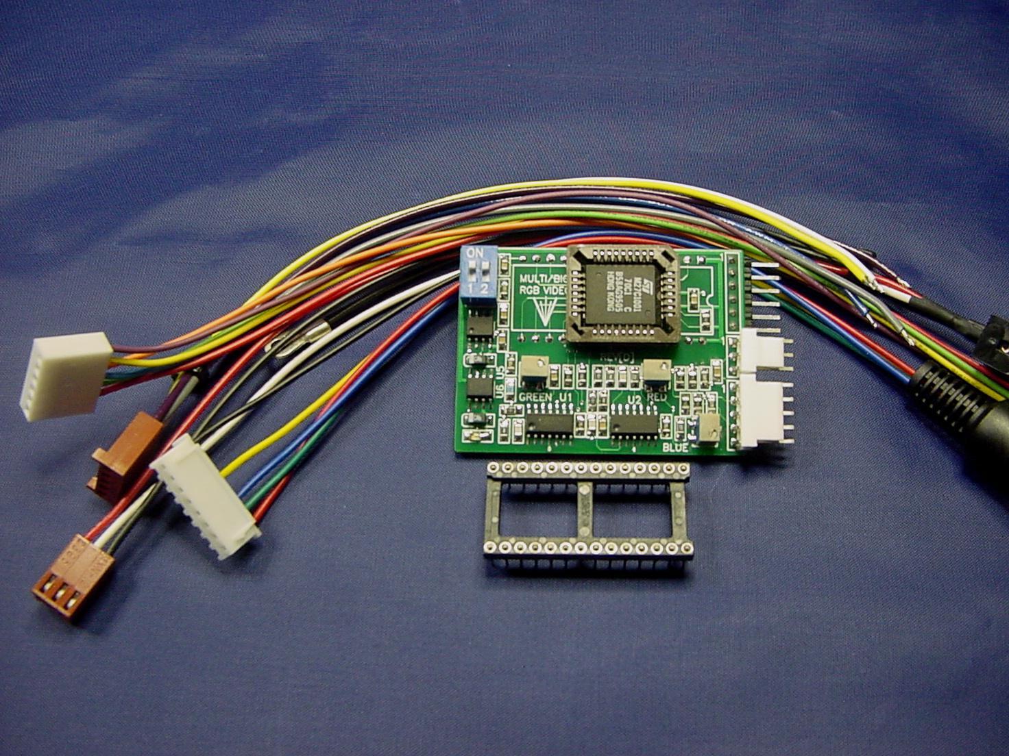 COLECOVISION RGB / CGA CONVERSION KIT (with 3in1 bios upgrade)