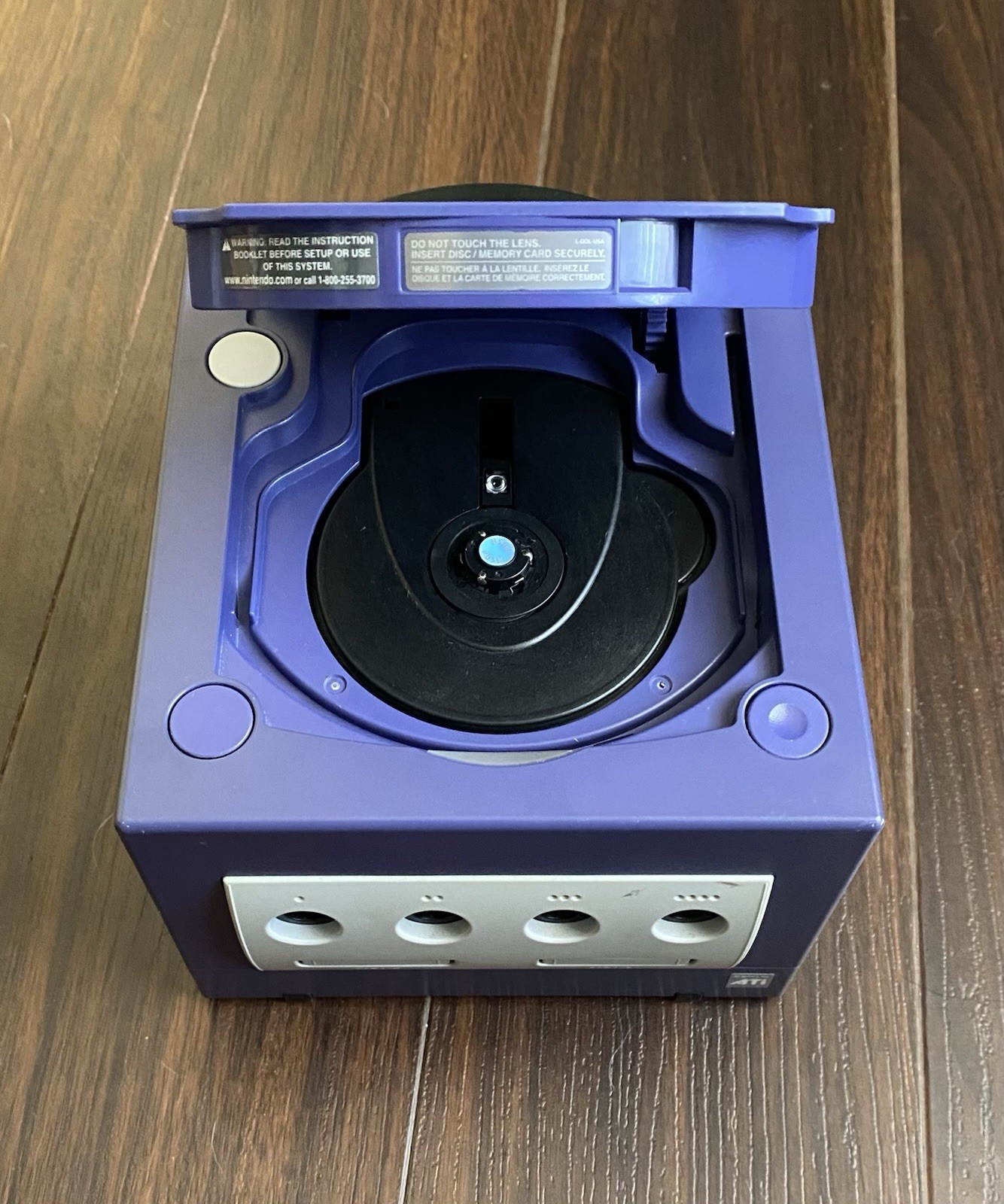 Nintendo- GameCube-Console System – Indigo-purple-tested -working – Complete Set