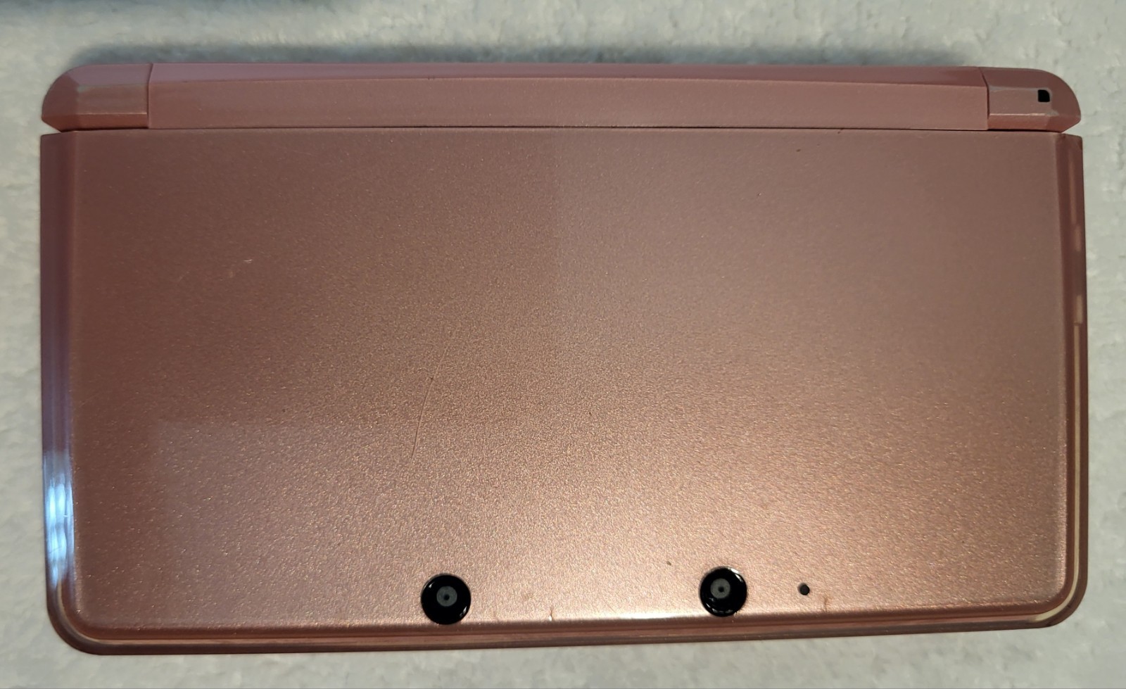Lot of 3 Nintendo 3DS Console Systems, Pink, Red, Aqua Blue, Tested w/ Chargers