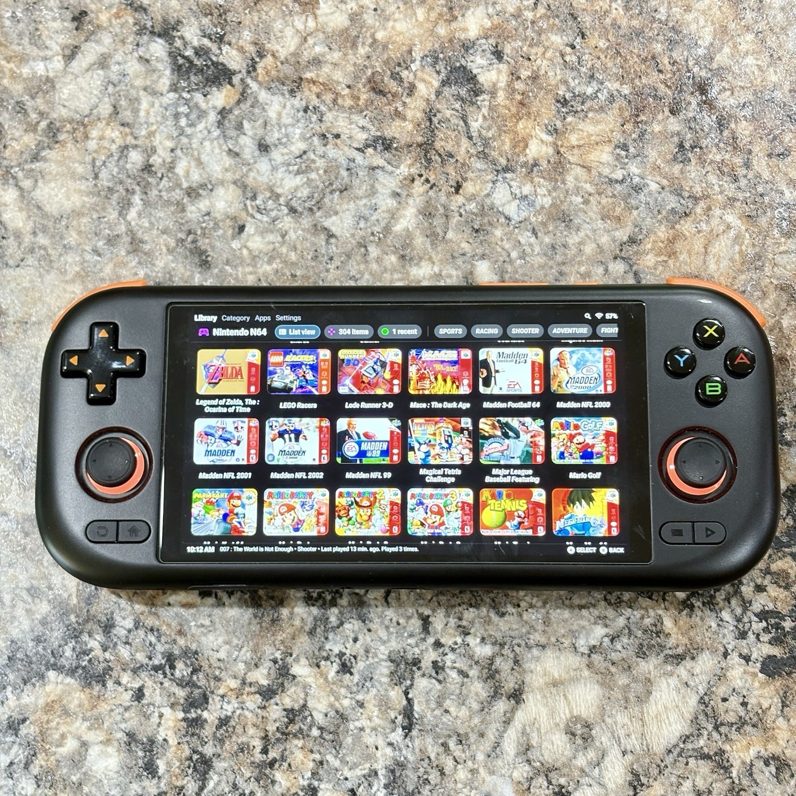 Mangmi Air X + 256GB Card, Retro Gaming Handheld, Custom Loaded Ready To Play