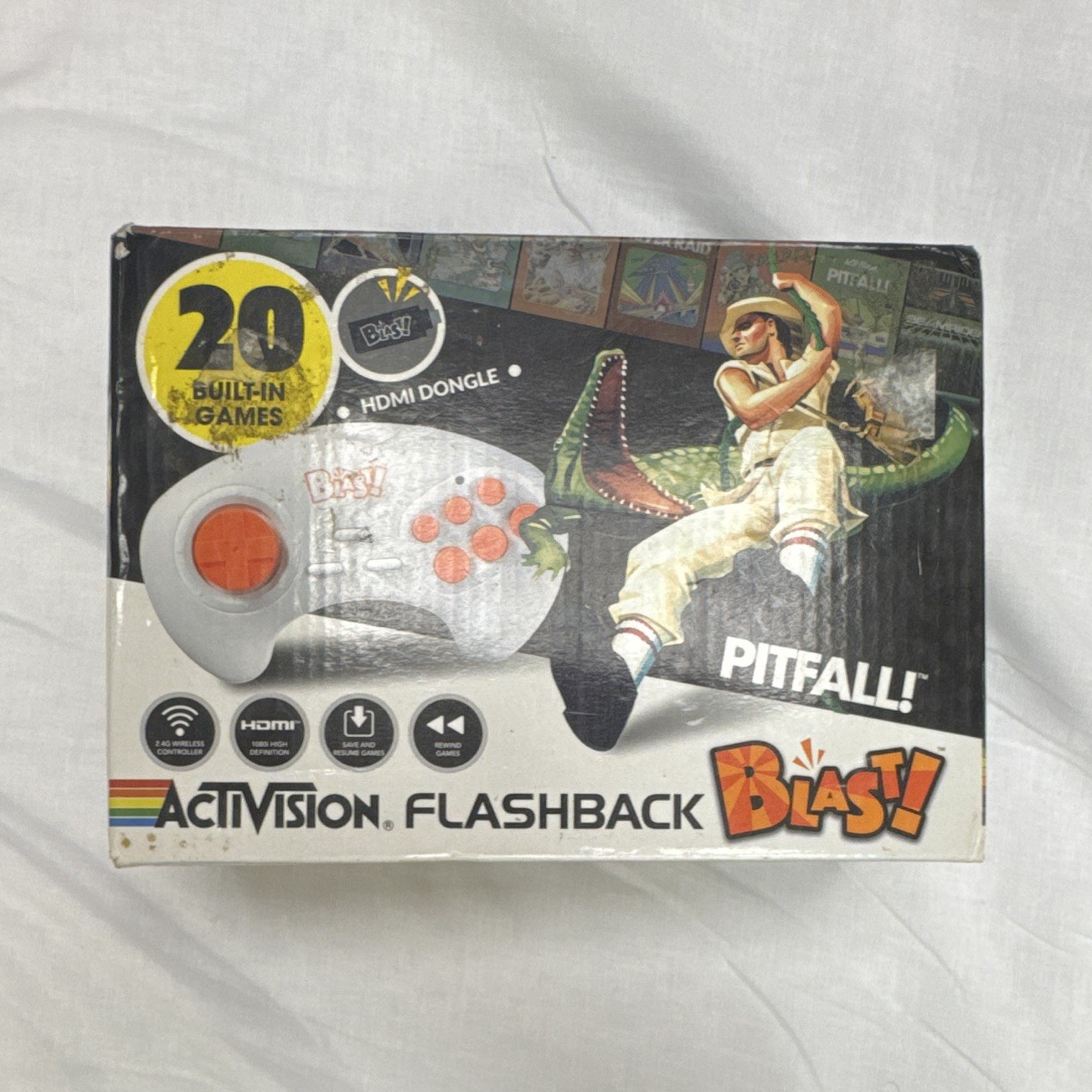 Activision Flashback Blast! Microconsole, Wireless HDMI, 20 Built-In Games