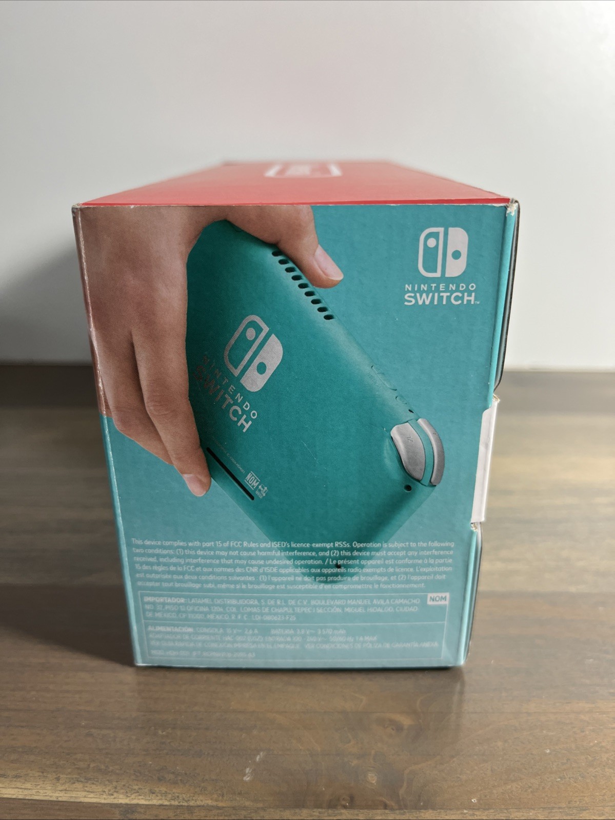 Nintendo Switch Lite Turquoise 32GB Console With Box (Power Button Doesn’t Work)