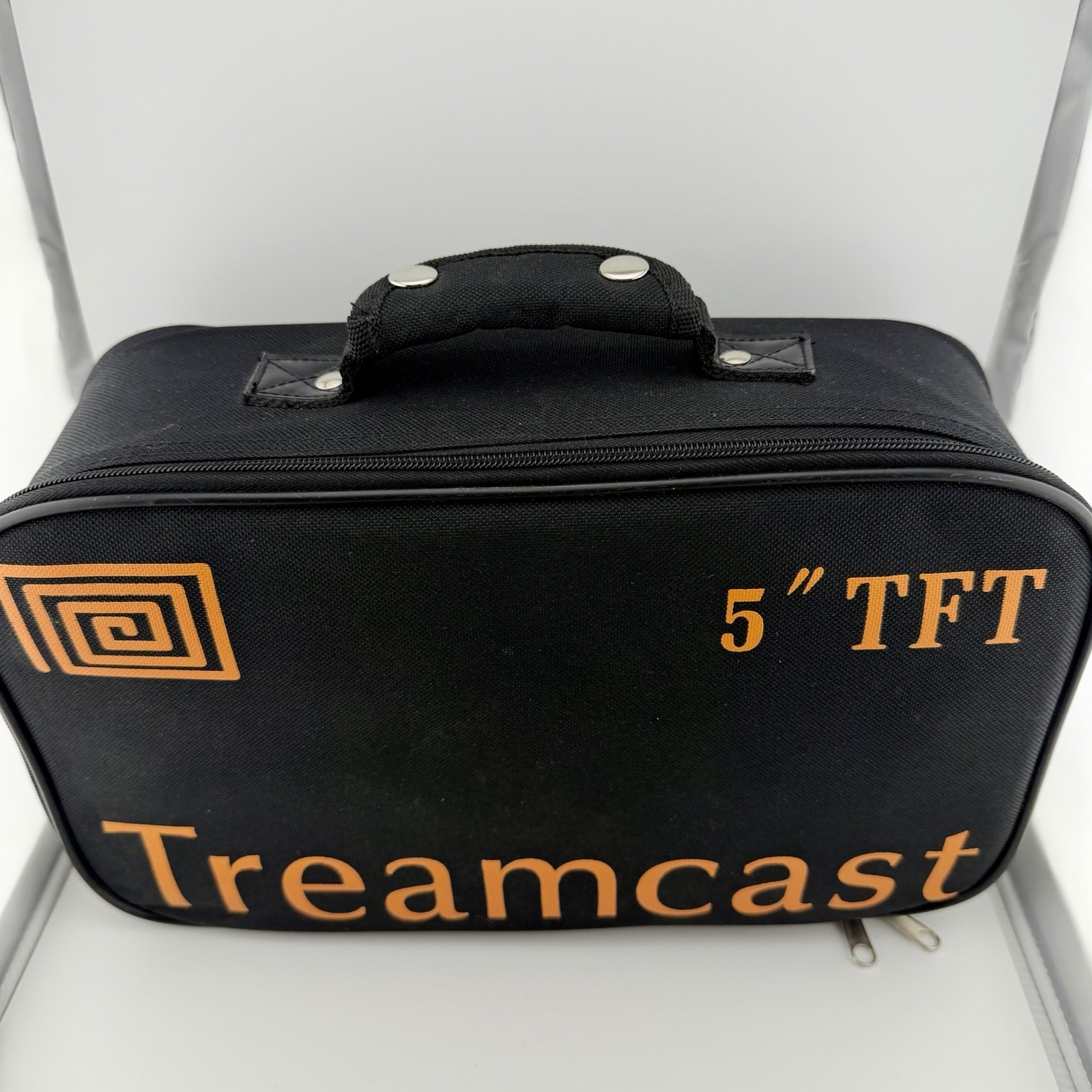 RARE Black Treamcast 5” TFT Portable Dreamcast w/ Original Bag Controller Tested