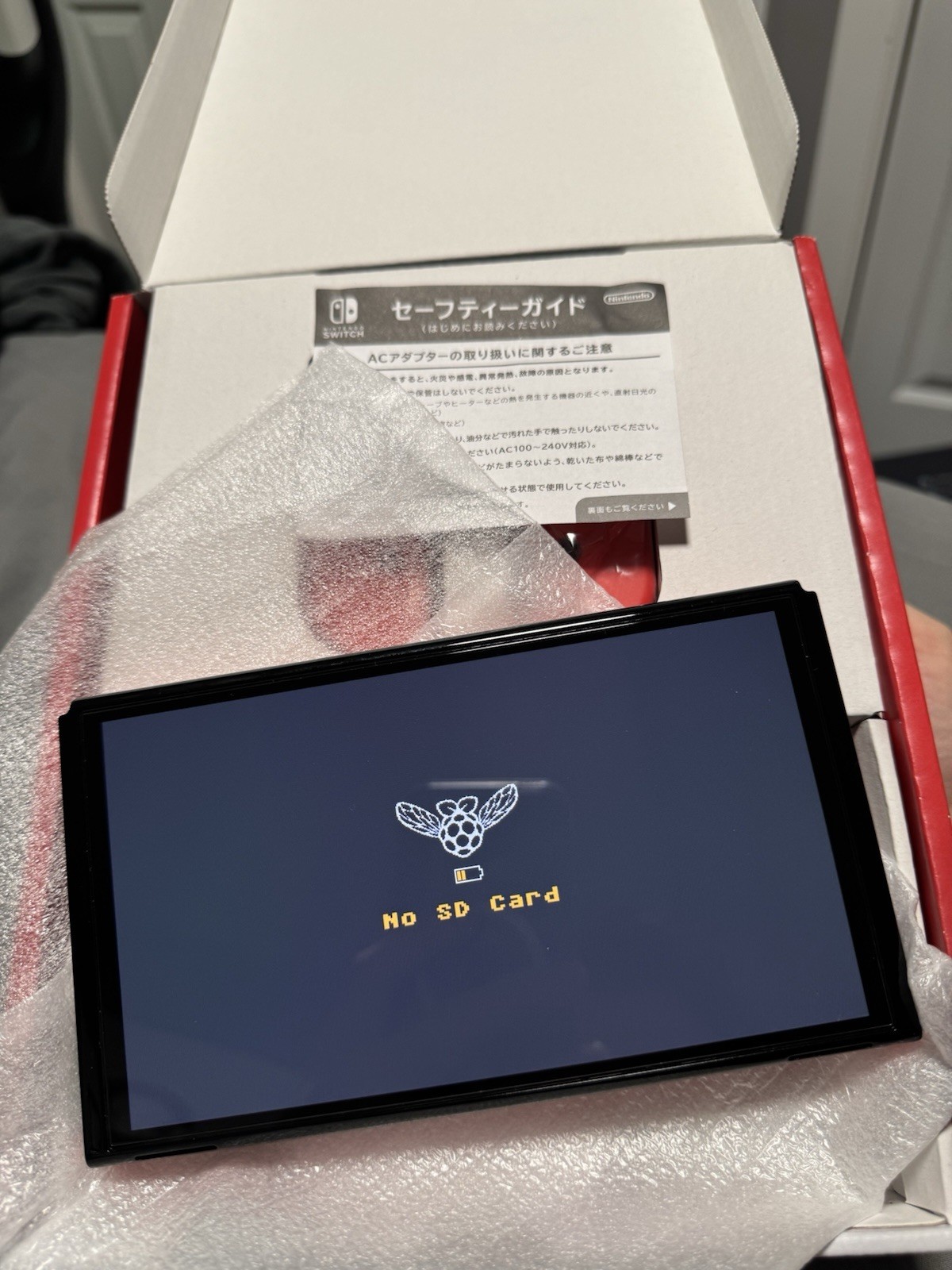 Nintendo Switch (OLED Model) HEG-001 Mario Red Edition Japan Model (KAMIKAZE)