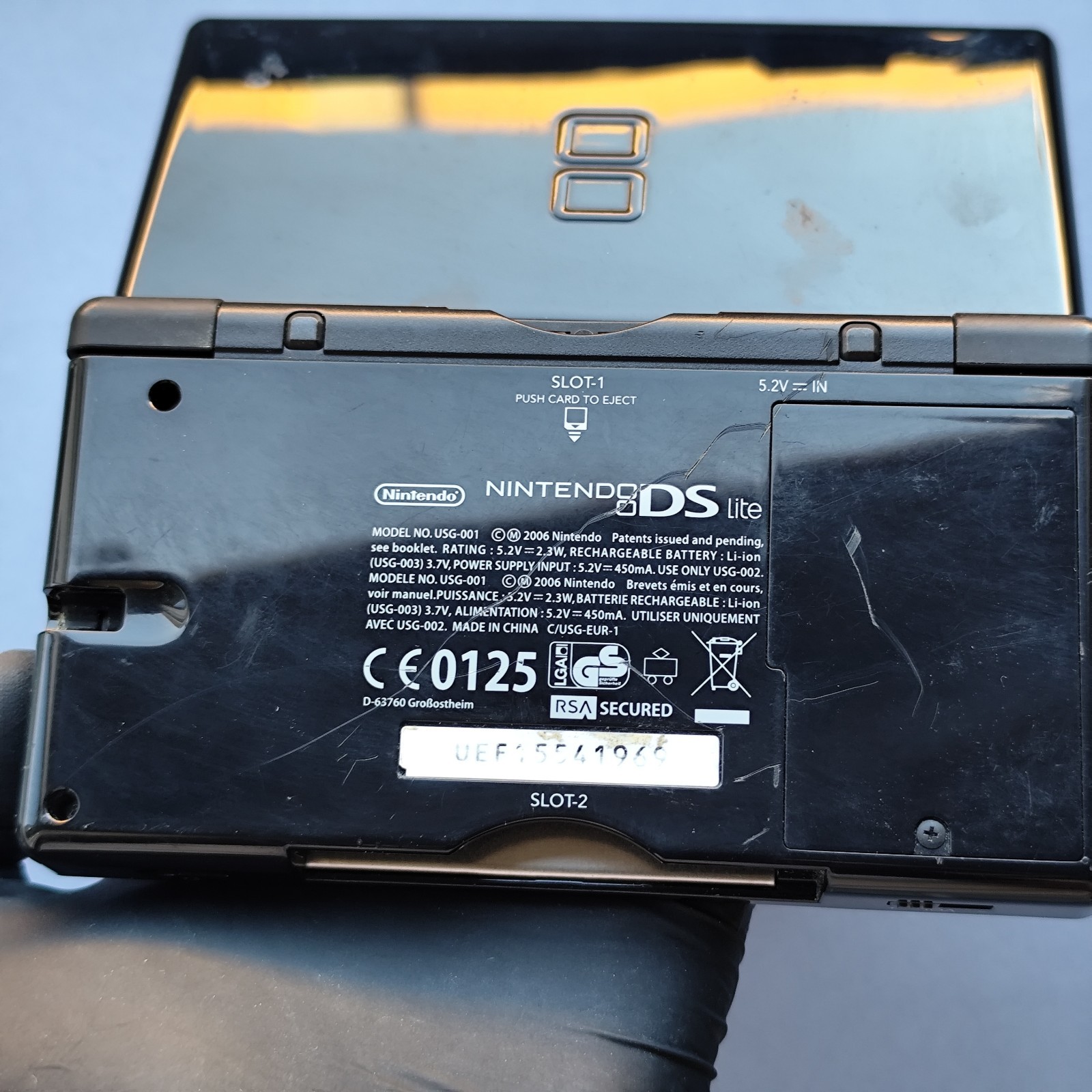 Nintendo Ds Lite Black Console◾️Complete – Mint Screens – Good Condition