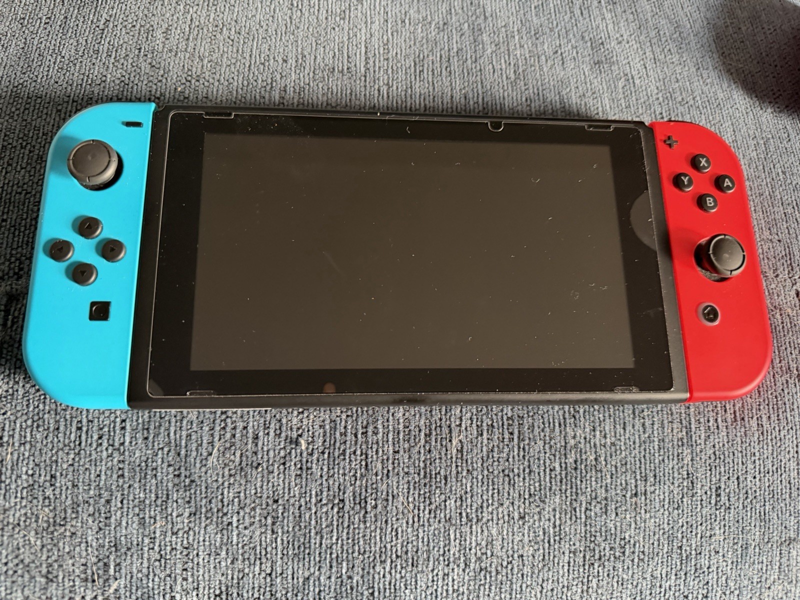 Nintendo Switch Bundle with Neon Blue and Neon Red Joy-Con (HAC-001-01)