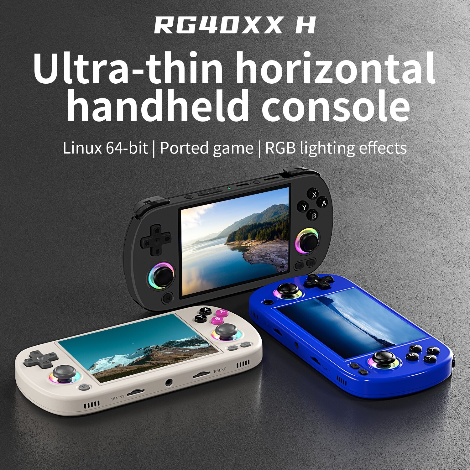 Handheld Game Console System 3D IPS 3200mAh Retro Video Gaming Portable Player