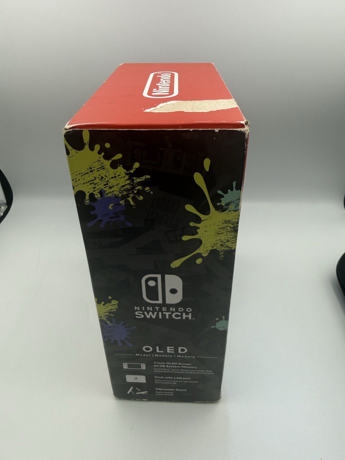 Nintendo Switch OLED Splatoon 3 Edition Complete in Box + SD128GB Excellent